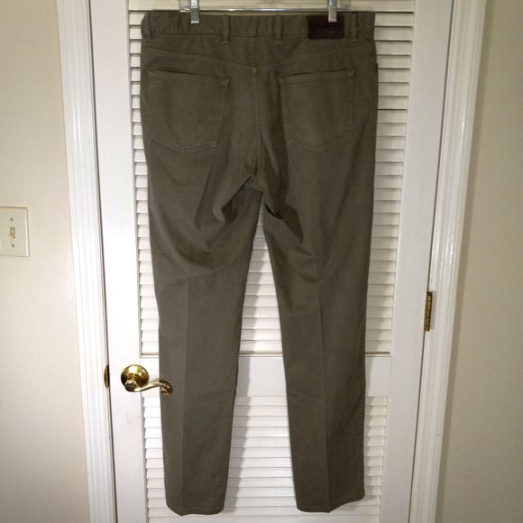 Ermenegildo Zegna Green Trouser Pants Size 38 Soft Inseam 38 See Description - Picture 3 of 13